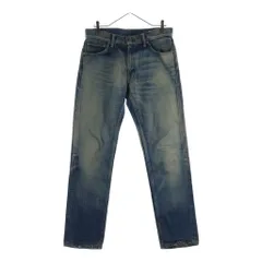 VISVIM (ヴィスヴィム) SOCIAL SCULPTURE DENIM ソーシャルスカルプチャー パイソンパッチ ジップフライ ストレートデニムパンツ インディゴ 03.5725.9567のサムネイル
