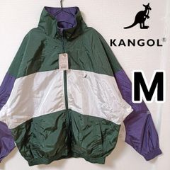 美品 KANGOL✖︎SPADE コラボ ジャケット L 黒白緑 ナイロン 切替