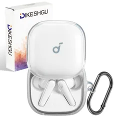 DIKESHGU For Anker Soundcore Liberty 5 ケース Soundcore Liberty 5カバー 全面保護 落下防止 キズ防止 耐衝撃 防水 防塵 軽量小型 カラビナ付き Soundcore Liberty 5 case サウのサムネイル