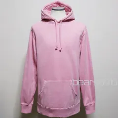 【シュプリーム】パーカー メンズ L 美品 ベビーピンク 2017SS Supreme Overdyed Hooded Sweatshirt オーバーダイ ピグメント加工 フード刺繍 ワングラム正規品 アメリカ古着のサムネイル