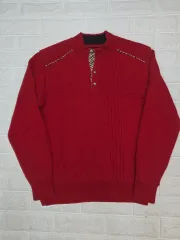 DAKS メンズ CHECK セーター レッド 95のサムネイル