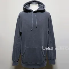【シュプリーム】パーカー メンズ L 美品 フェードブラック 2014AW Supreme Overdyed Hooded Sweatshirt オーバーダイ ピグメント加工 フード刺繍 ワングラム正規品 カナダ製 メリカ古着のサムネイル