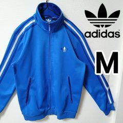00s y2k adidas トレフォイル ロゴ トラックジャケット サイズM - メルカリ