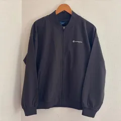 (^w^)b  【美品】Champion チャンピオン  撥水　防風 ストレッチ ジップジャケット フルジップ ブルゾン ジャケット 長袖 ジャンパー 羽織り　ブラウン　茶　サイドポケット　トラックジャケット　お洒落　レディース　Lサイズ OM12957ONのサムネイル
