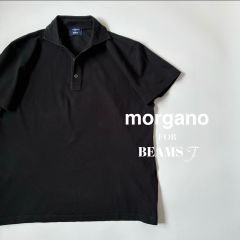 ビームスF ニットポロ morgano 48 ブラック ネイビー ブルー 3点 
