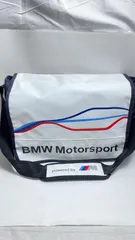 BMW Motorsport メッセンジャーバッグ ホワイト/ネイビー Mのサムネイル