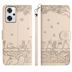 ALSDKEZI 대응 OPPO Reno7 A/Reno 9A 케이스 수첩형 귀여운 고양이 무늬 OPPO Reno 7A 휴대용 커버 나비 꽃무늬 스마트폰 케이스 세련된 카드 넣어 지갑형 OPPO Reno 9A 커버 동물 무늬 카드 수납 스탠드 기능 경량