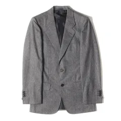 【美品】Yves Saint Laurent イヴサンローラン ジャケット グレー サイズ:44R | ストライプ ウール 2つボタン テーラードジャケット (Yves Saint Laurent rive gauche) | イタリア製【メンズ】【中古】のサムネイル