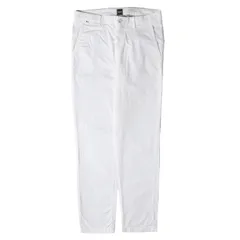 【美品】HUGO BOSS ヒューゴボス パンツ ホワイト 白 サイズ:48 | 現行タグ ストレッチ スリム テーパードパンツ (KAITON SLIM FIT) | ボトムス ズボン【メンズ】【中古】のサムネイル