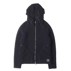EMPORIO ARMANI エンポリオアルマーニ ジャケット ネイビー 紺 サイズ:M | ウールボア フード ジップ ジャケット | アウター ブルゾン 上着【メンズ】【中古】のサムネイル
