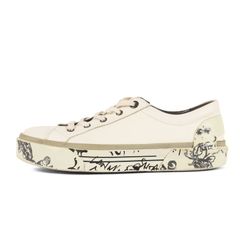 LANVIN ランバン ペイントソール レザー ローカット スニーカー 