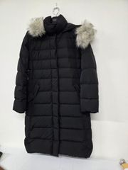 GUESS ゲス ロングダウンコート ファーフード ベルト付 レディース M 