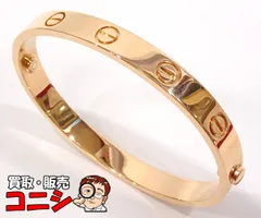 【質コニシ】【Cartier/カルティエ】ラブブレス ブレスレット K18PG ピンクゴールド 16号 レディース 保証書付き【送料込み】m0588yのサムネイル