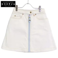 LOUIS VUITTON　ルイヴィトン　RW232D FPSK43 ホワイト デニム スカート　34のサムネイル
