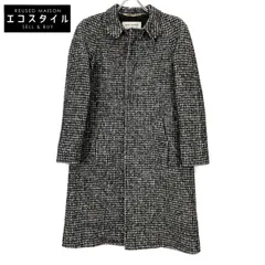 SAINT LAURENT PARIS　サンローランパリ　15年製 402944 ハウンドトゥース ステンカラーコート　34のサムネイル