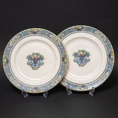 レノックス AUTUMN オータム パスタプレート 2枚 金彩 フルーツ柄