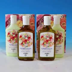 保管品資生堂　バスボン ヘアコロン シャンプー リンスギフトセット ２セット フローラルの香り 昭和レトロ 当時物 (Y)のサムネイル