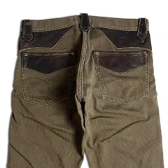 RRL ウエスタンコーデュロイパンツ レザー ブラウン ダブルアールエル 2000000025636のサムネイル