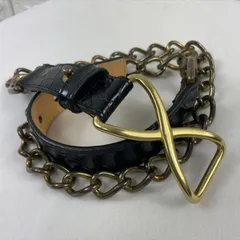 J&M DAVIDSON/J&Mデヴィッドソン、チェーンクロスベルト、本革、34/85のサムネイル