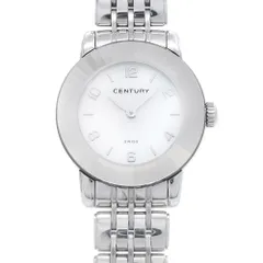電池交換済 CENTURY センチュリー エレガンス 648.7.S.N1I.12.SF 100m防水 白 ホワイトシェル SS ステンレス レディース クォーツ【6ヶ月保証】【腕時計】【中古】のサムネイル