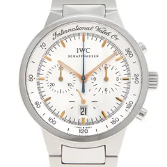 電池交換済 IWC インターナショナルウォッチカンパニー GST クロノグラフ メカニカルクォーツ IW372703 デイト シルバー SS ステンレス メンズ クォーツ【6ヶ月保証】【腕時計】【中古】 電池交換済 IWC インターナショナルウォッチカンパニー GST クロノ