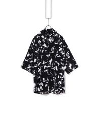 MONCLER 総柄 半袖シャツ ホワイト ブラック M - メルカリ