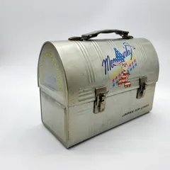 【昭和レトロ】JAL バンダイ ブリキ製 ランチボックス アメリカンラビット 1974年 当時物のサムネイル