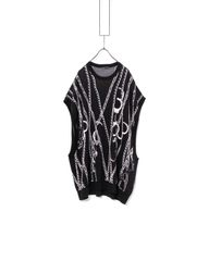 BAL バル JACQUARD WOOL CARDIGANジャガードウールカーディガン_