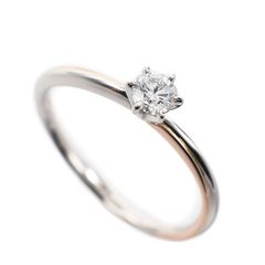 御徒町SUEHIRO0.3ctプラチナ900一粒ダイヤモンドリング8号花弁日本製 