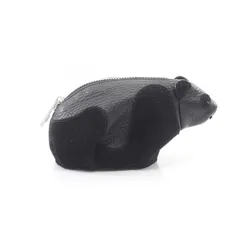 ロエベ LOEWE コインケース パンダ コインパース 199.61JH75 ブラック レザー スウェード パンダ コインケース レディース Used Bのサムネイル