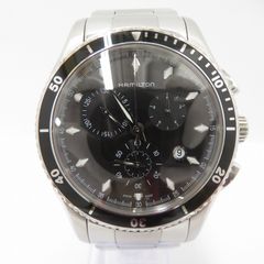 美品ハミルトン ジャズマスター H375120 QZ クロノグラフ 箱/保付