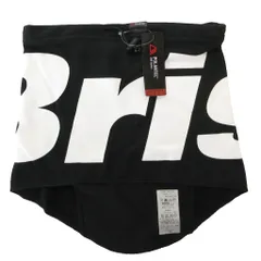 エフシーレアルブリストル F.C.Real Bristol FCRB タグ付き ネックウォーマー 黒 ブラック 白 ホワイト ロゴプリント /MLのサムネイル