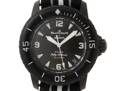 Swatch スウォッチ フィフティ ファゾムス オーシャンオブストーム ブランパンコラボ SO35B400 腕時計 セラミック/ナイロン ブラック文字盤 自動巻き メンズ【中古】472のサムネイル