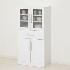 ニトリ ダリア 白色 ホワイト 食器棚 キッチンボード カップボード 幅