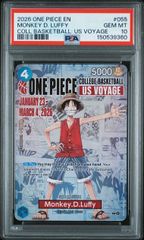 PSA10】モンキー・D・ルフィ(P){青}〈P-055〉[ワンピース カレッジ