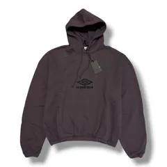 未使用 UMBRO  × Slam Jam 24AW Og Logo Mask Hoodie ロゴマスクパーカー スウェットフーディー コラボ アンブロ  × スラムジャム UBMW0216FA147 ダークパープル M （16898M）のサムネイル