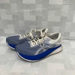 ASICS アシックス スニーカー S4 ランニングシューズ 1013A129 25cm ブルー ホワイトのサムネイル