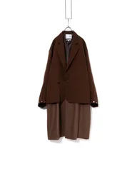 yoshio kubo　ヨシオクボ　3CROSS JACKET COATレイヤードデザインコート YKF22502_iD260609-003のサムネイル