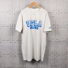 UCLA　BRUINS　ドライTシャツ　カレッジロゴ 　XL 　ホワイト　速乾 メッシュ　ビッグシルエットのサムネイル