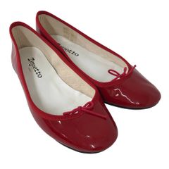 repetto レペット バレエシューズ レッド フラット 36 - メルカリ