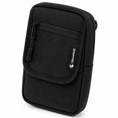 [Shoebill] Smartphone Pouch, Smartphone Shoulder Bag, 3-Way, One-Touch Opening/Closing, Water-Repellent, Men's, Belt Attachable, Crossbody, Outdoor