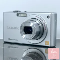 Panasonic LUMIX DMC-FX35 シルバー 1010万画素 25mm広角 LEICAレンズ 光学4倍ズーム 手ブレ補正 HD動画 スリムコンパクトデジタルカメラのサムネイル