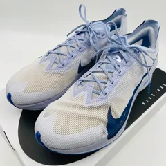 ランニングシューズ NIKE ズームX ヴェイパーフライ ネクスト% 4 メッシュ HF6414-001 ブルー系 メンズ 27.5cm【MY0613】のサムネイル