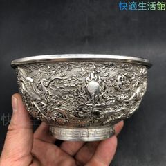 銅器 龍鳳招財進宝茶碗 茶道具 一式 装飾品 工芸品 置物 銅器 龍鳳招財進宝小碗 茶道具 装飾品 工芸品 置物 - メルカリ