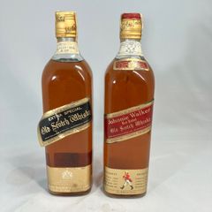 Johnnie Walker Red & Black Label 2本 古酒 - メルカリ