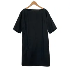 Drawer/ドゥロワー/6526-299-0080/ワンピース/サイズ36/コットン100%/半袖/ミディ丈/レディース/ブラック/RS1654のサムネイル