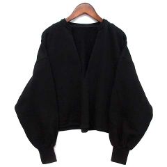 ダントン DANTON ダウンジャケット ロゴワッペン 36 黒 ブラック ノー