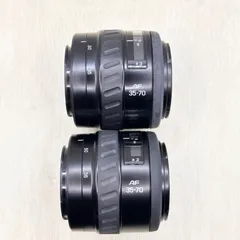 MINOLTA ミノルタ AF 35-70mm Aマウント 標準ズームレンズ カメラレンズ 一眼レフ αシリーズ用 ブラック 2本セット フィルムカメラ デジタル一眼 オートフォーカス レンズ 動作確認済み カメラ用品 中古 60-80612-327のサムネイル