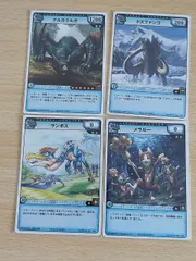 aca610 モンハン モンスターハンター TCG カード まとめ ターゲットモンスター ナルガクルガ ドスファンゴ ランボス メラルー 4枚 05-33/90 04-11/77 05-16/90 05-14/90 カプコン