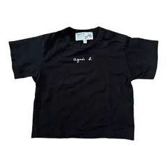  agnès b.  アニエスベー 半袖Tシャツ ロゴ ブラック ベビー キッズ 18mois【C477】のサムネイル